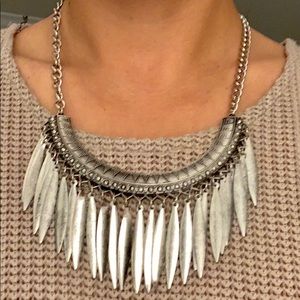 Silver Statement necklace